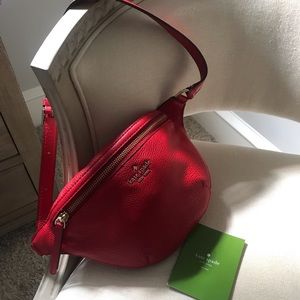 Kate Spade New York Leather Belt Bag (Hot Chili)
